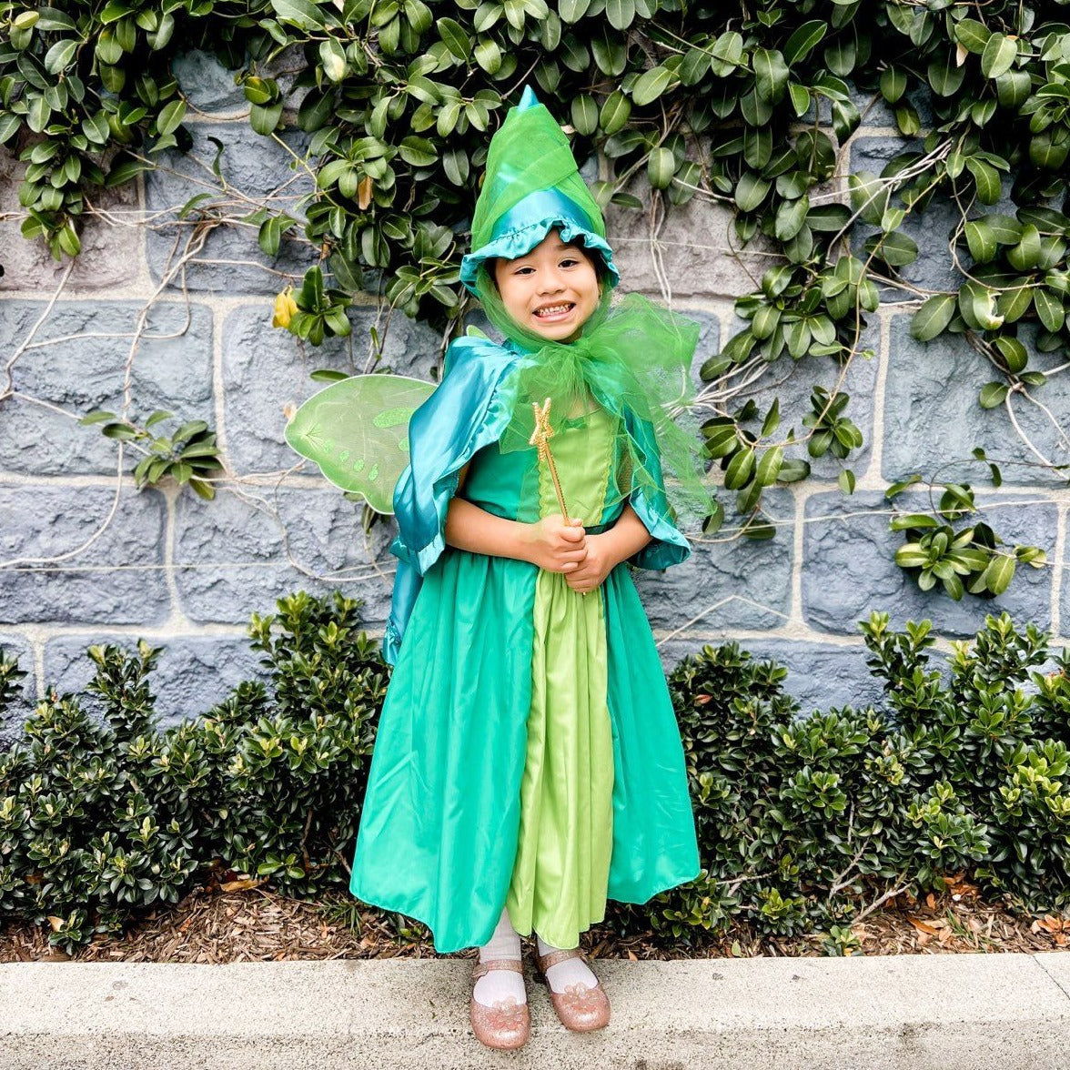Fauna Sleeping Beauty Fairy godmother costume dress for girls in Green LoverDovers Fauna Sleeping Beauty Fairy godmother costume dress for girls in Green LoverDovers