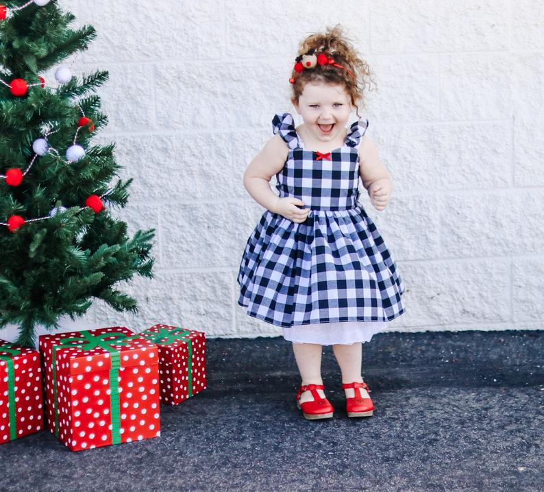 Cindy Lou Who Cape Farmhouse Christmas dress