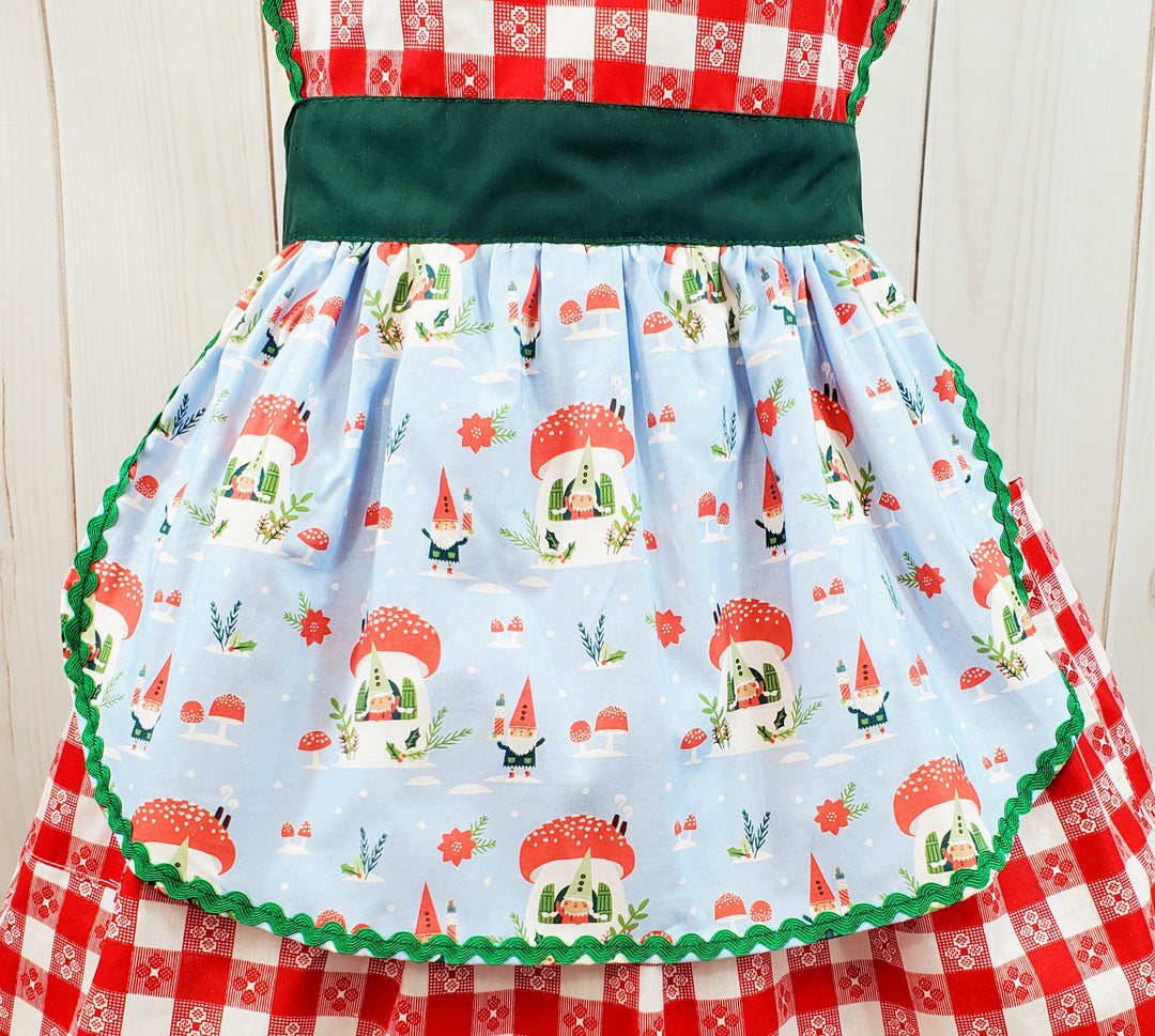 white christmas dresses Gnome Christmas Dress main image 0