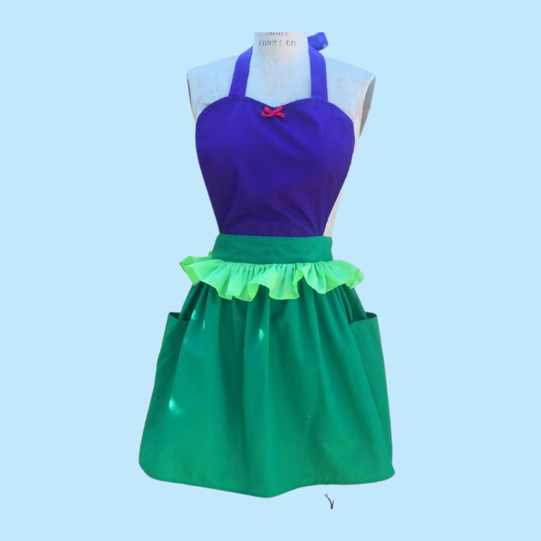 strapless open back dress Running costume aprons for Women- Ariel, Anna and Belle – LoverDovers