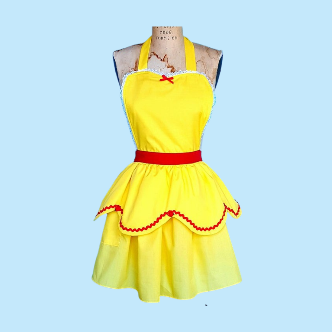strapless open back dress Running costume aprons for Women- Ariel, Anna and Belle – LoverDovers