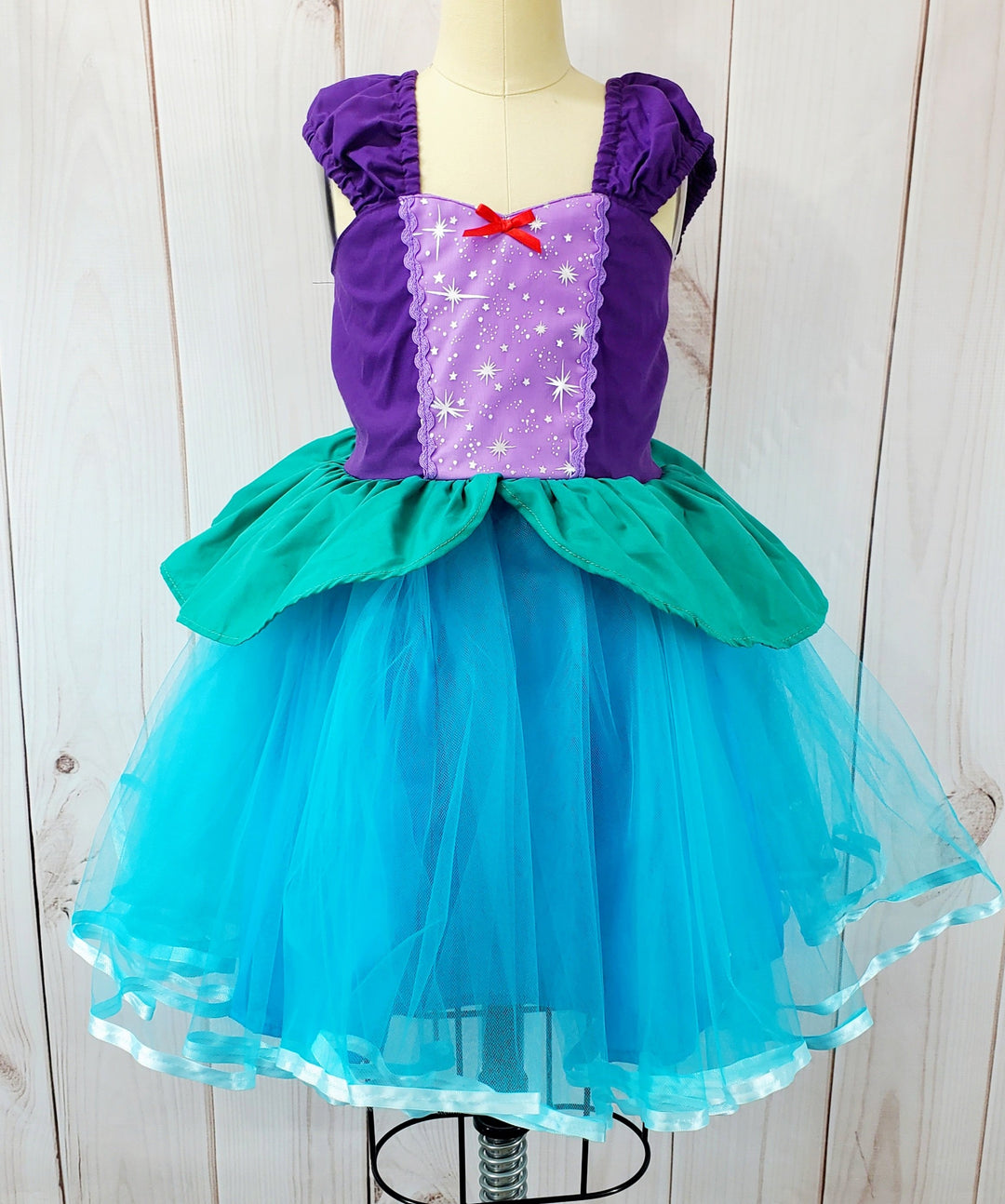 ARIEL dress with tutu in purple and teal LoverDovers ARIEL dress with tutu in purple and teal LoverDovers