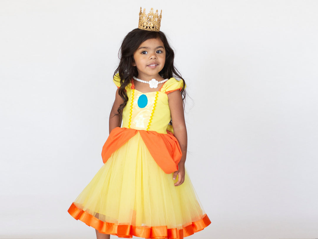 Super Mario Princess Daisy costume dress for girls – LoverDovers