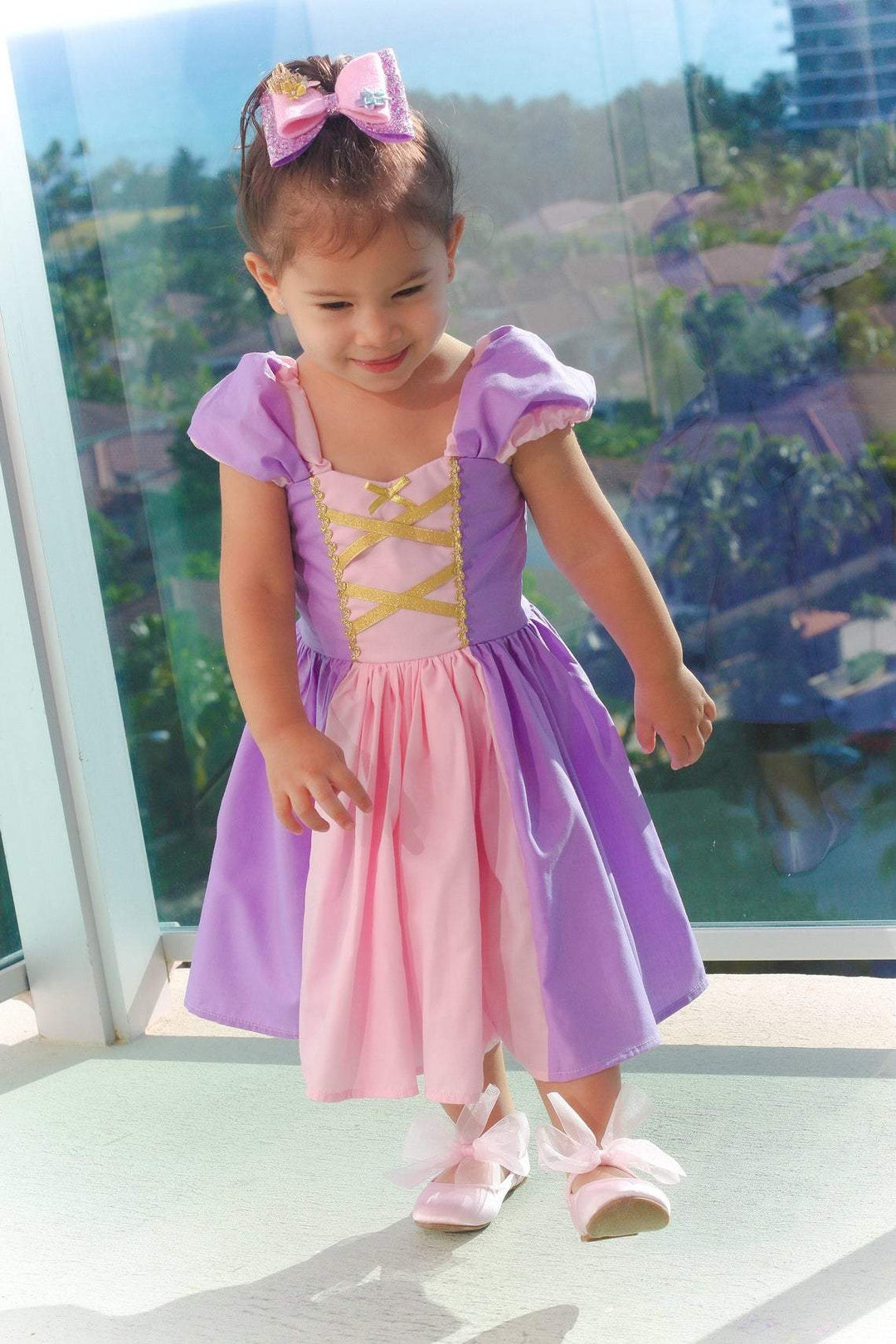 Rapunzel play dress deals