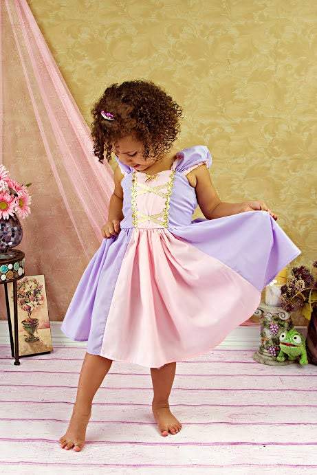 Rapunzel play dress deals