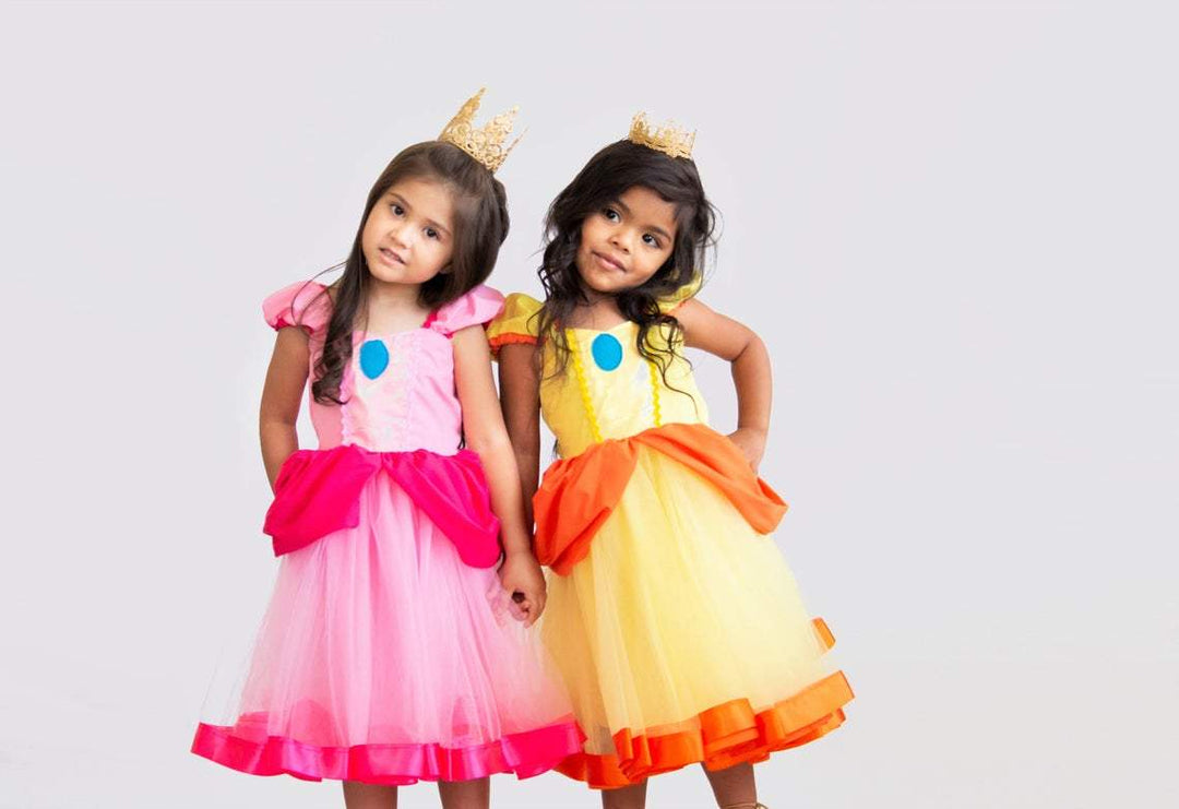 Super Mario Princess Peach costume dress for girls LoverDovers