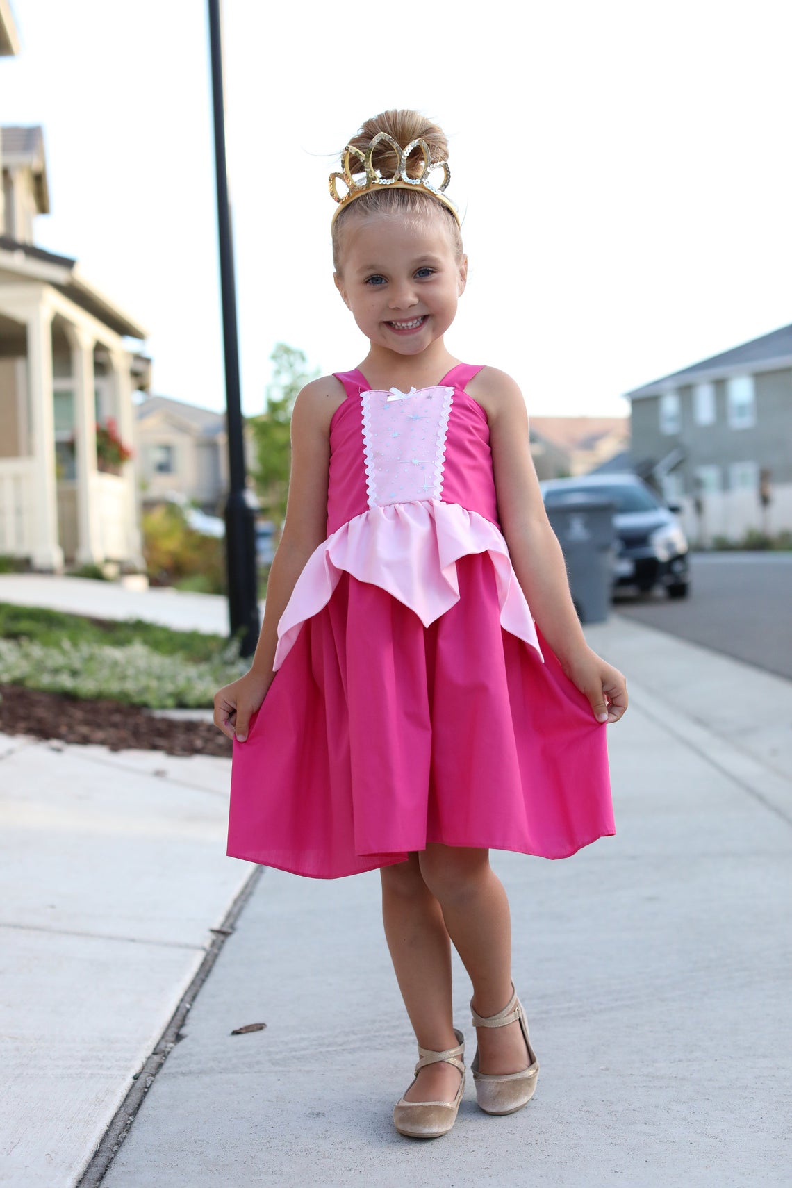 sleeping beauty pink dress Sleeping Beauty Sundress for toddlers and girls – LoverDovers