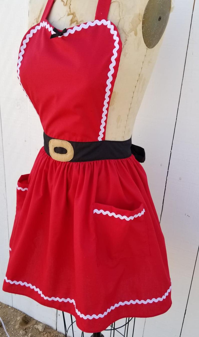 christmas apron dress Gingerbread Christmas Apron Dress Missy's Tinsey Winseys