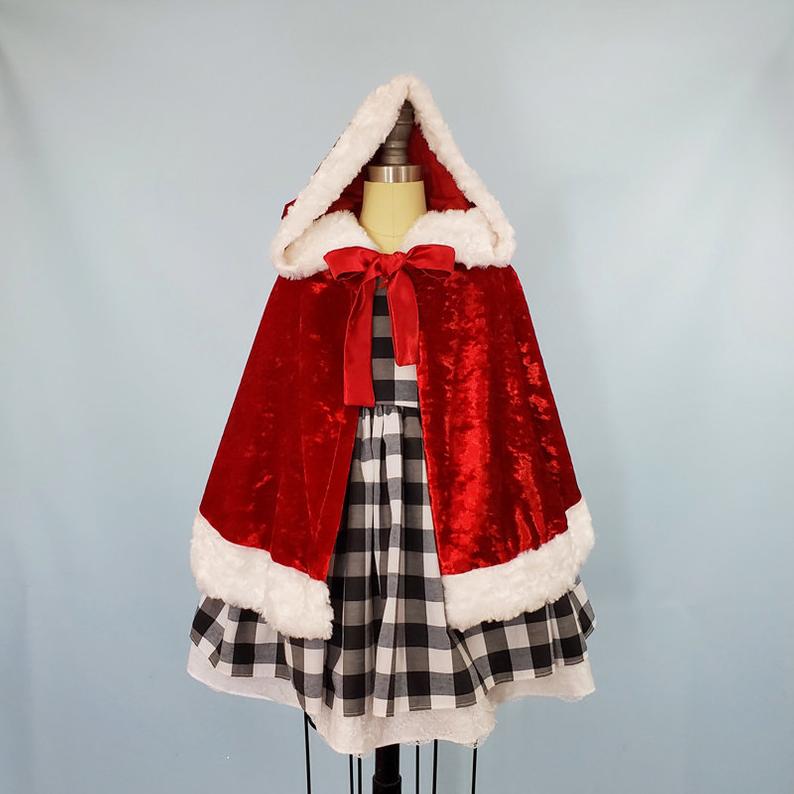 Cindy Lou Who Cape Farmhouse Christmas dress – LoverDovers