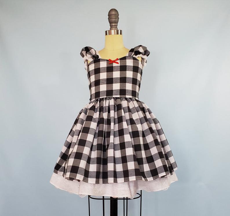 Cindy Lou Who Cape Farmhouse Christmas dress  LoverDovers