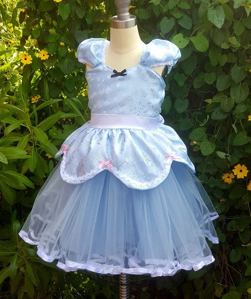 CINDERELLA dress in satin with tutu – LoverDovers