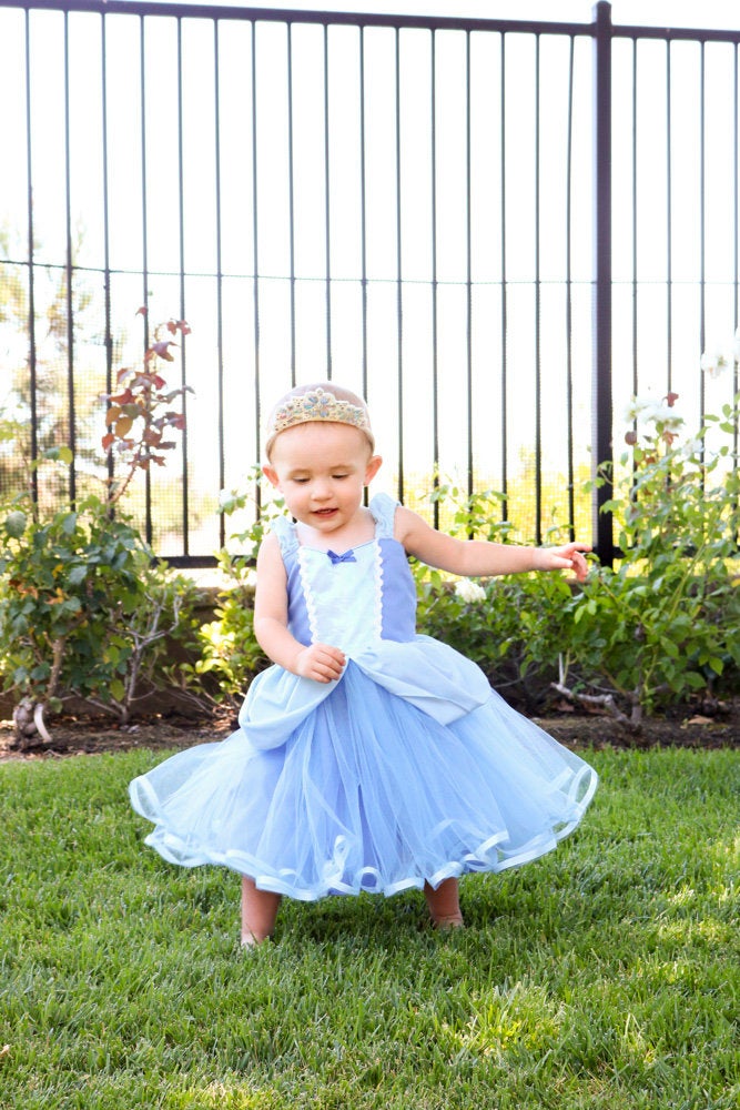 CINDERELLA dress with tutu for baby toddler and girls LoverDovers