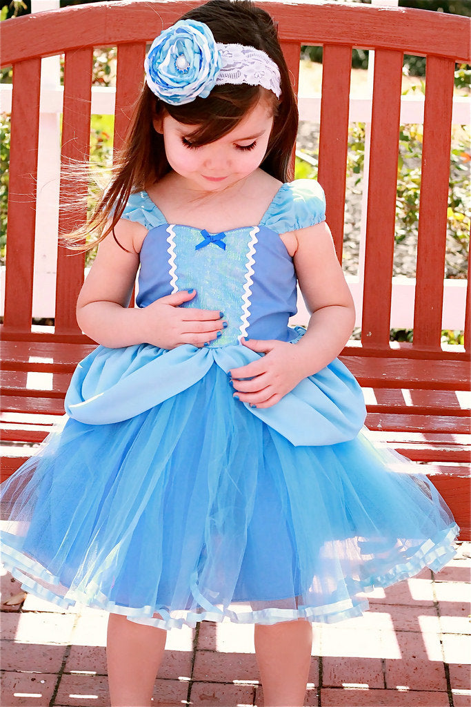 CINDERELLA dress with tutu for baby, toddler and girls LoverDovers CINDERELLA dress with tutu for baby, toddler and girls LoverDovers