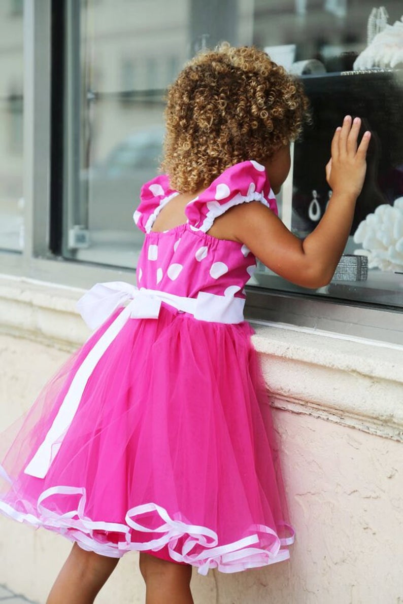 minnie mouse dress for birthday girl Minnie Mouse Baby Dress, Toddler Birthday Costume
